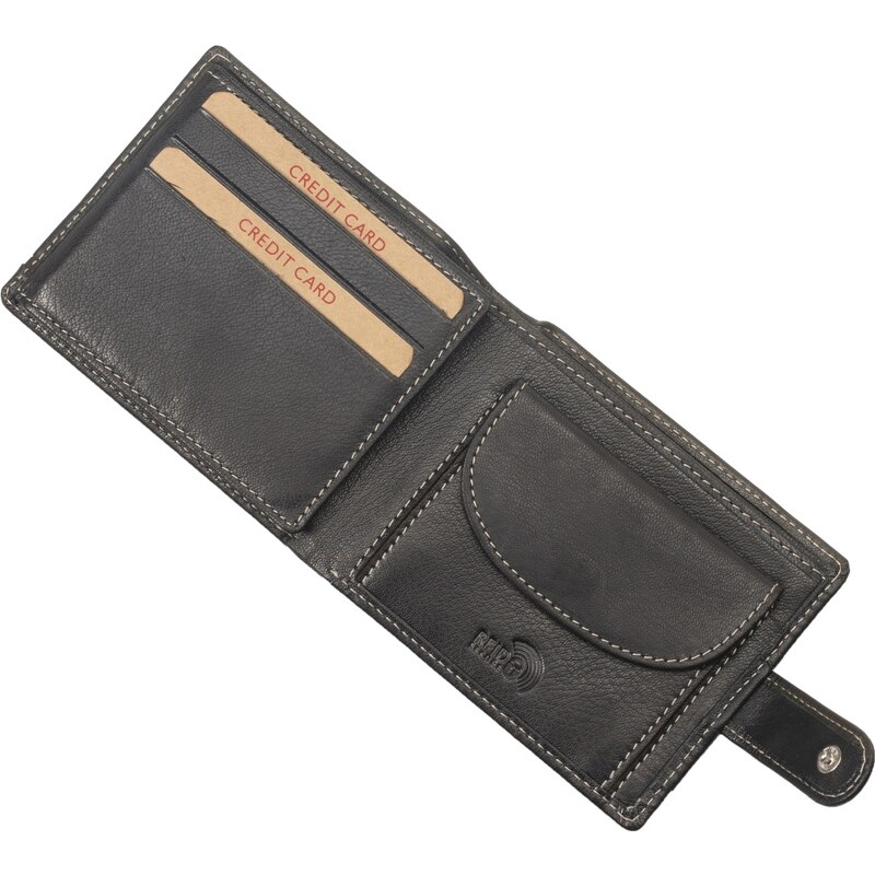 Pánská peněženka RIEKER 1037 černá W3 černá