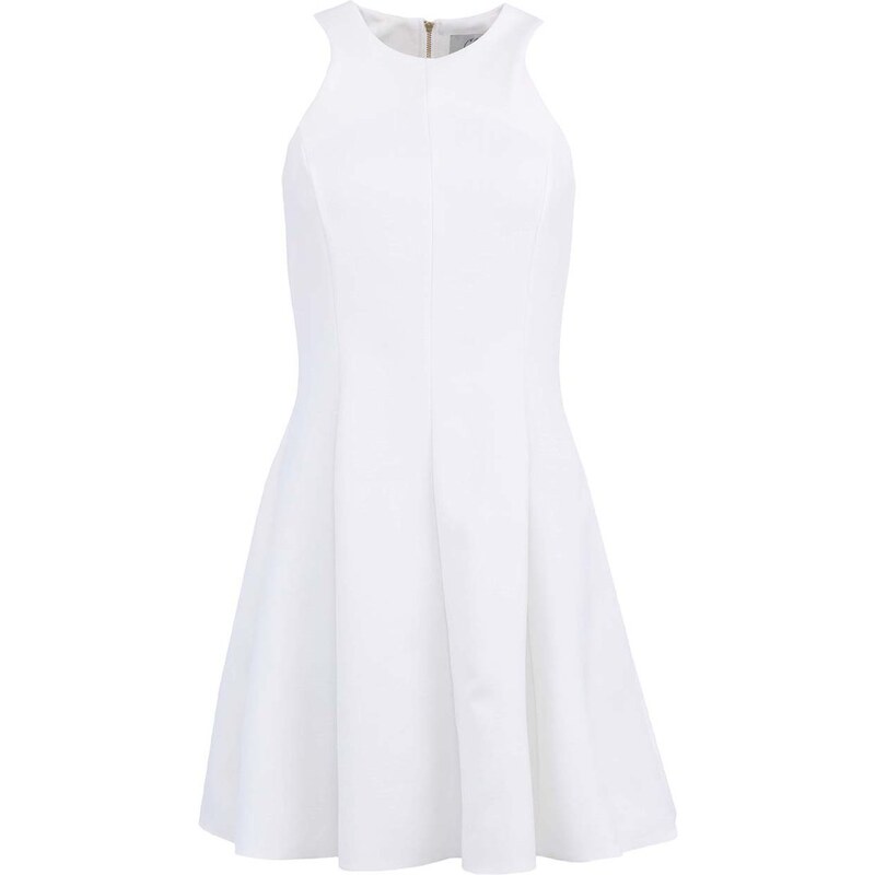 Bílé minimalistické šaty Closet