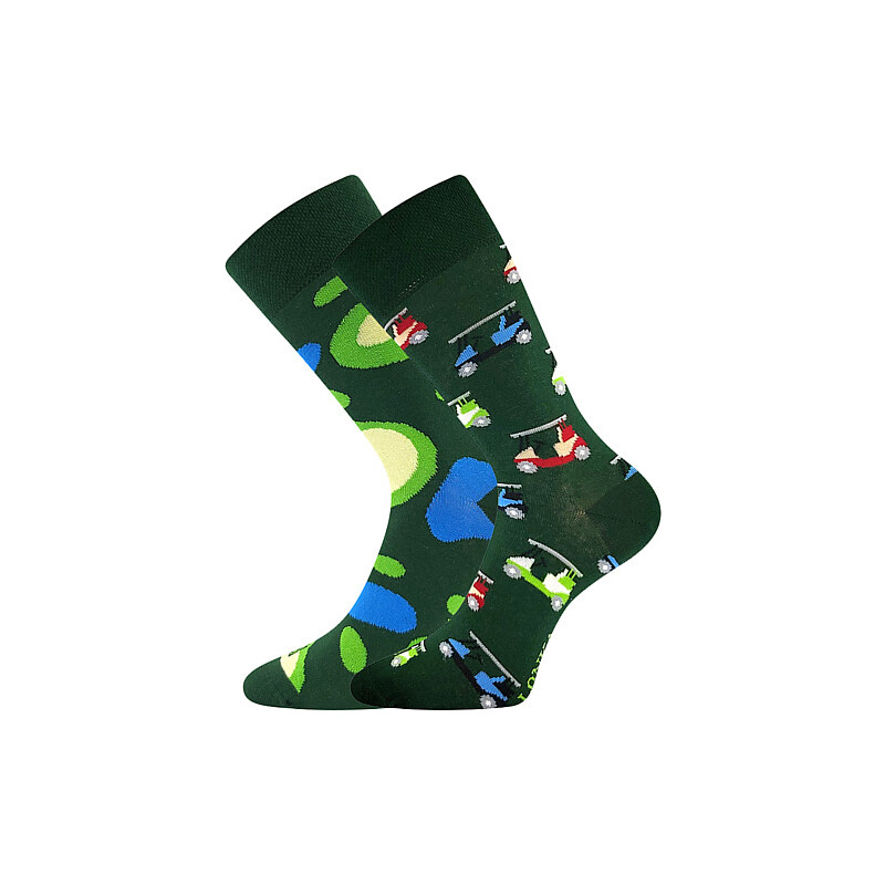DOBLE barevné ponožky Lonka - GOLF