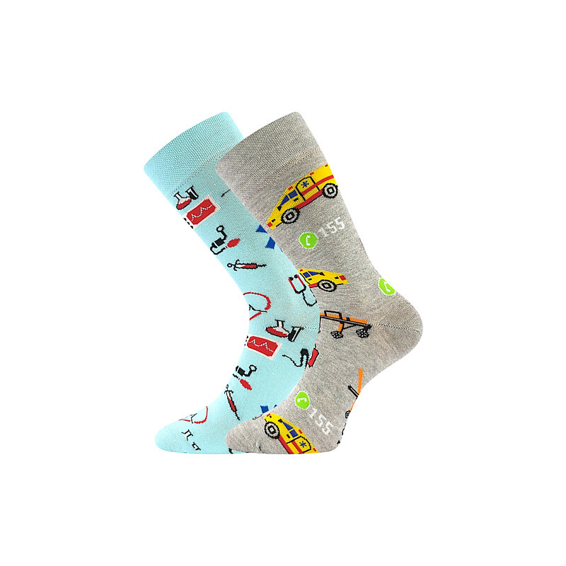 DOBLE barevné ponožky Lonka - ZÁCHRANKA