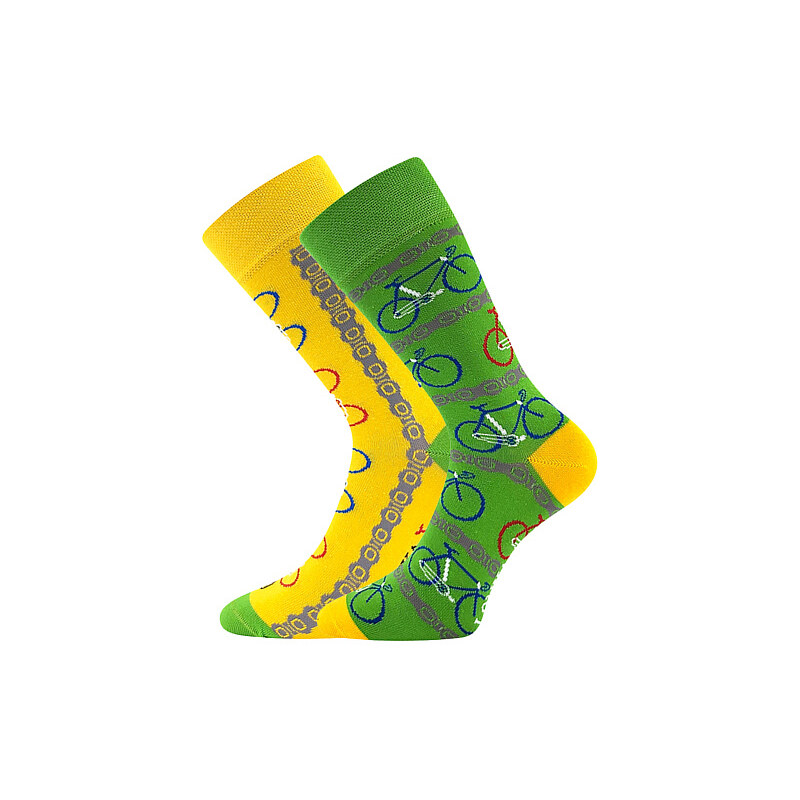 DOBLE barevné ponožky Lonka - BIKE