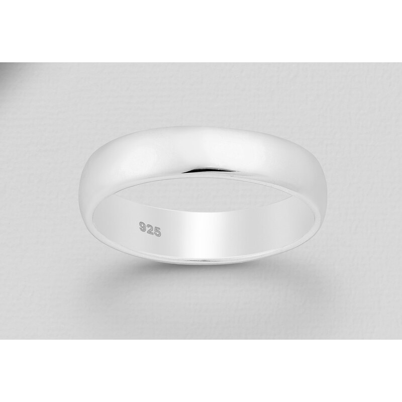 SYLVIENE Stříbrný prsten pro muže 5 mm
