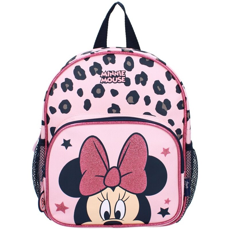 Vadobag Dětský / dívčí batoh Disney - Minnie Mouse s třpytivou mašlí - 5L