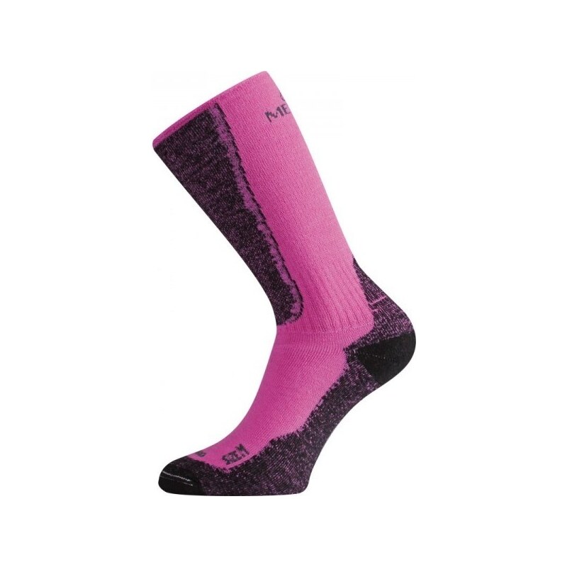 WSM merino vlněné ponožky Lasting růžová S