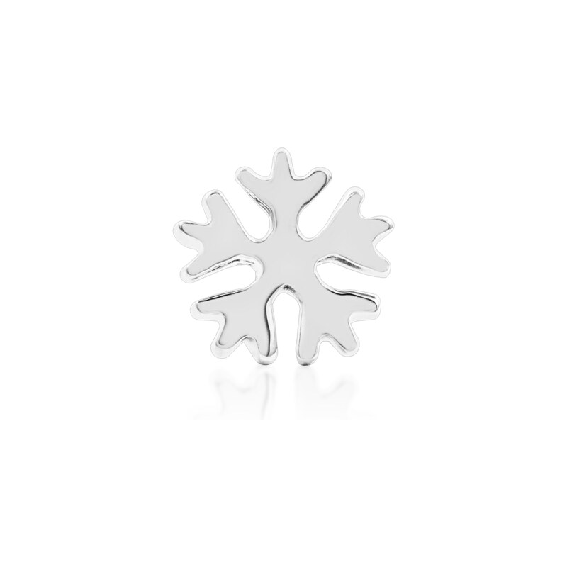 Junipurr jewelry Gold Snowflake Glossy 14kt bílé zlato 585/1000 - 63644587