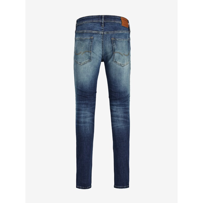 Modré skinny fit džíny Jack & Jones Liam - Pánské