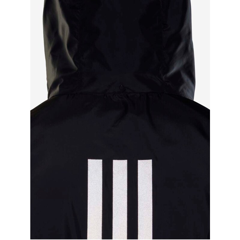 Černá pánská lehká bunda s kapucí adidas Performance Urban Wind. - Pánské
