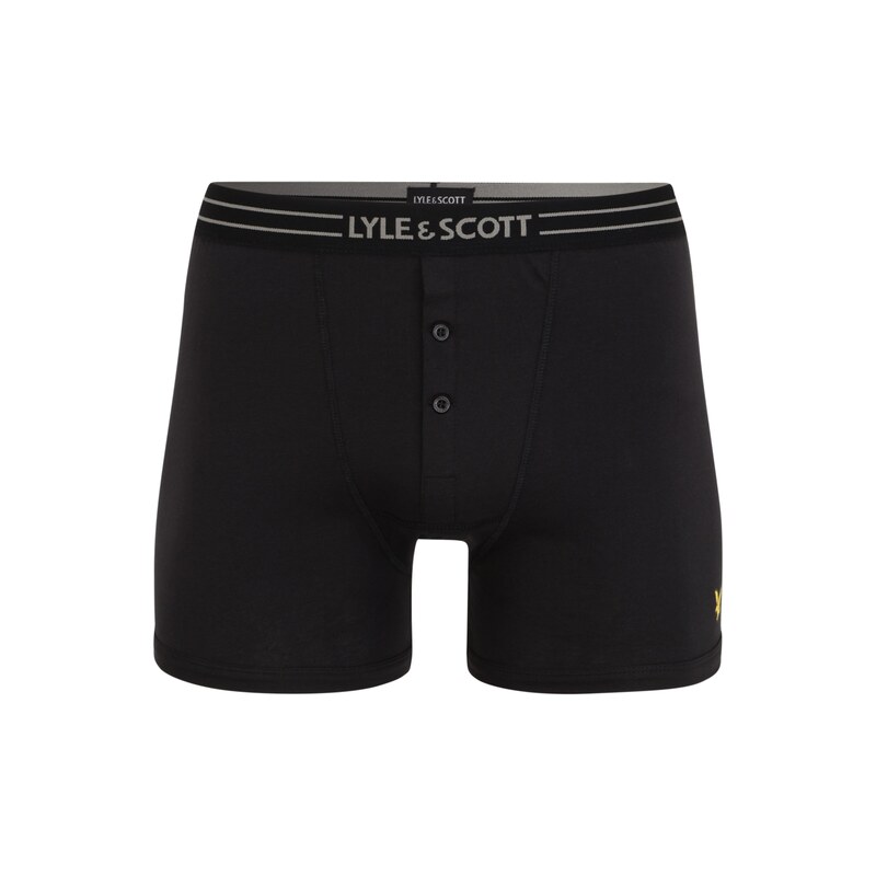 Lyle & Scott Boxerky Lewis šedá / černá