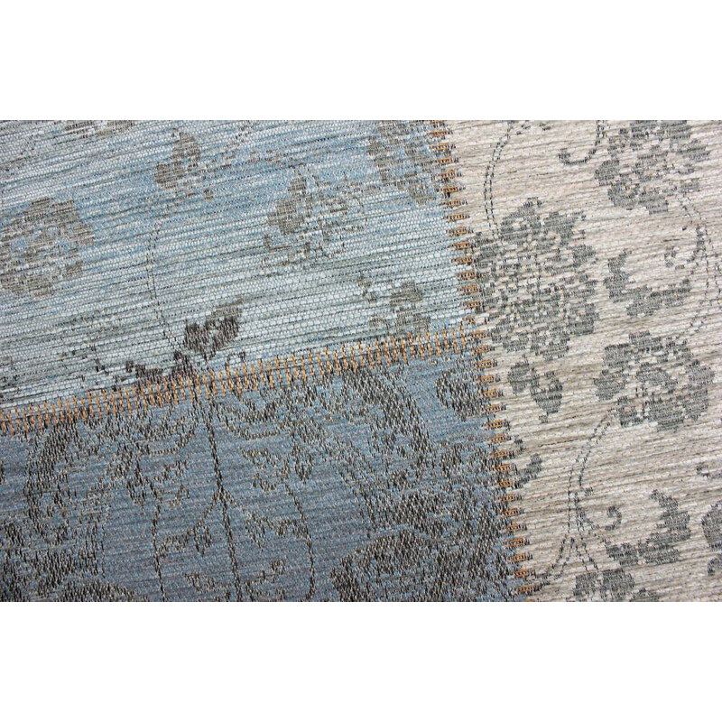 Flair Rugs koberce AKCE: 120x170 cm Kusový koberec Manhattan Patchwork Chenille Duck Egg - 120x170 cm