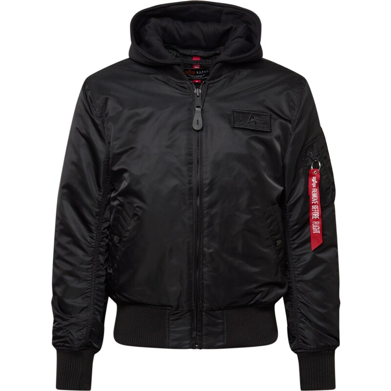 ALPHA INDUSTRIES Přechodná bunda MA-1 ZH červená / černá / bílá
