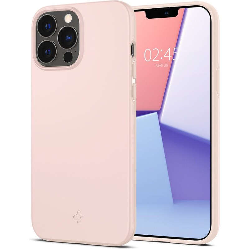 Ochranný kryt pro iPhone 13 Pro - Spigen, Thin Fit Pink