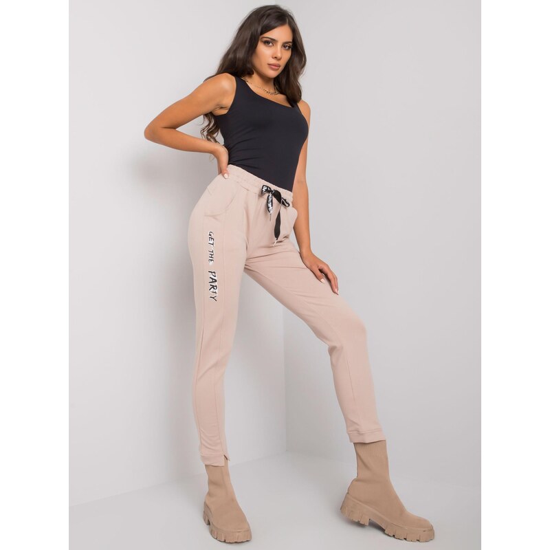 RELEVANCE Sweatpants-RV-DR-7071.20-beige