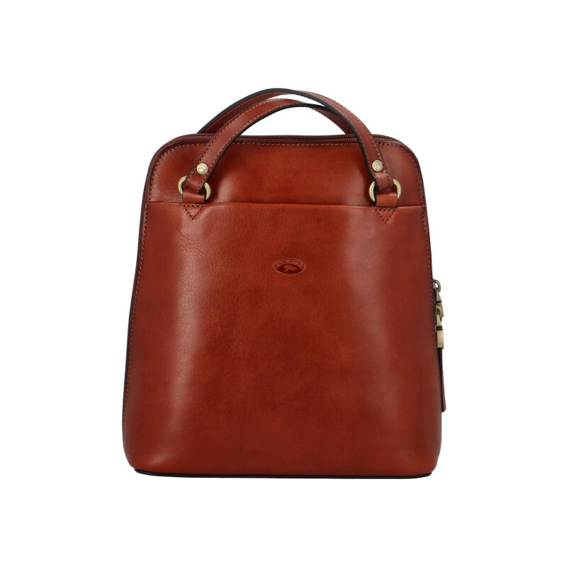 Luxusní kožený kabelko batoh 2 v 1 Katana deluxe, hnědý