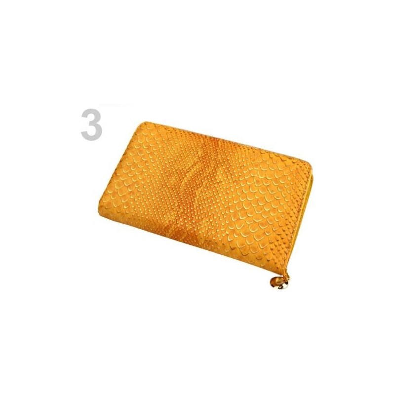Stoklasa Dámská peněženka 10,5x21cm (1 ks) - 3 oranžová stř.