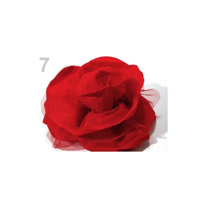 Stoklasa stok_100976 Brož Ø140mm růže (1 ks) - 7 červená