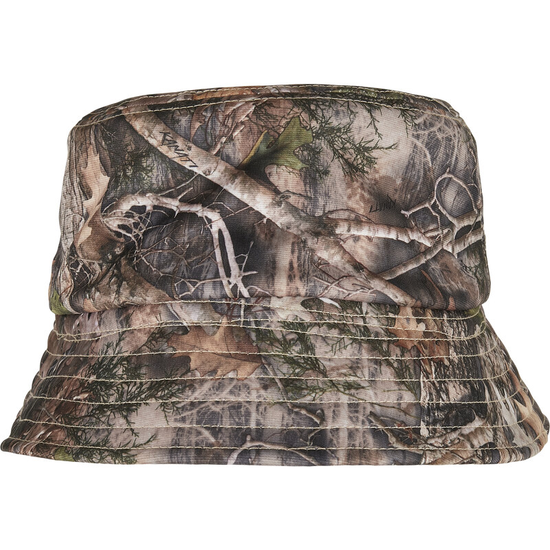 Flexfit Sherpa Real Tree Camo Reversible Bucket Hat camo tree