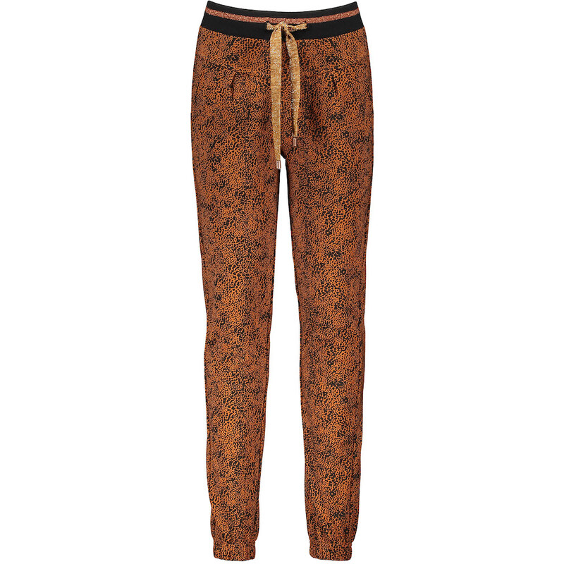 NONO Dívčí kalhoty skořice gepard