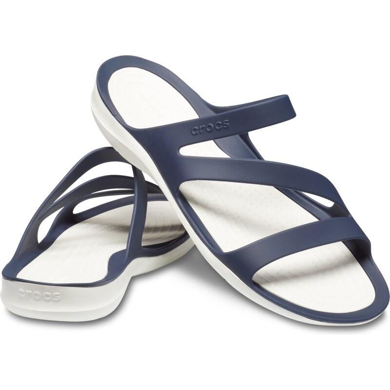 Dámské sandály Crocs SWIFTWATER tmavě modrá/bílá