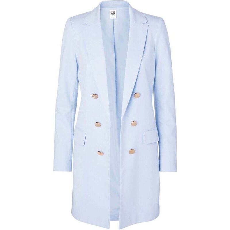 Modrý kabát Vero Moda Busso