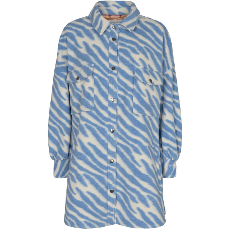 NÜmph 701031 NUCLAUDE dámský kabát 3078 Cashmere Blue modrá