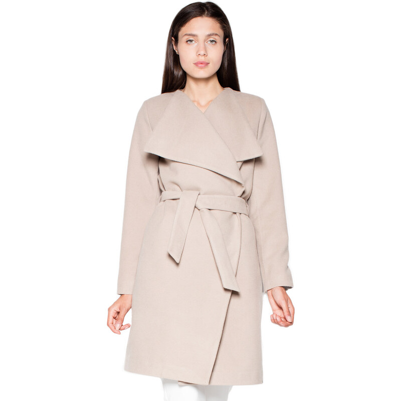 Venaton Coat VT041 Beige