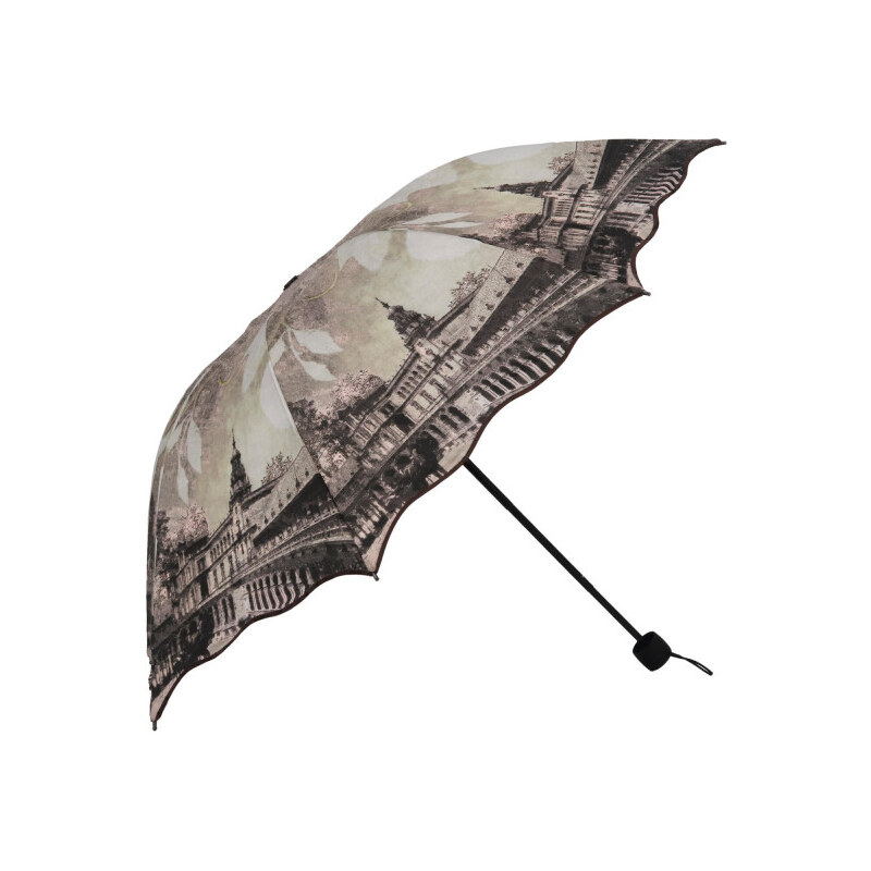 Virgina Stylový deštník Traveler, hnědý