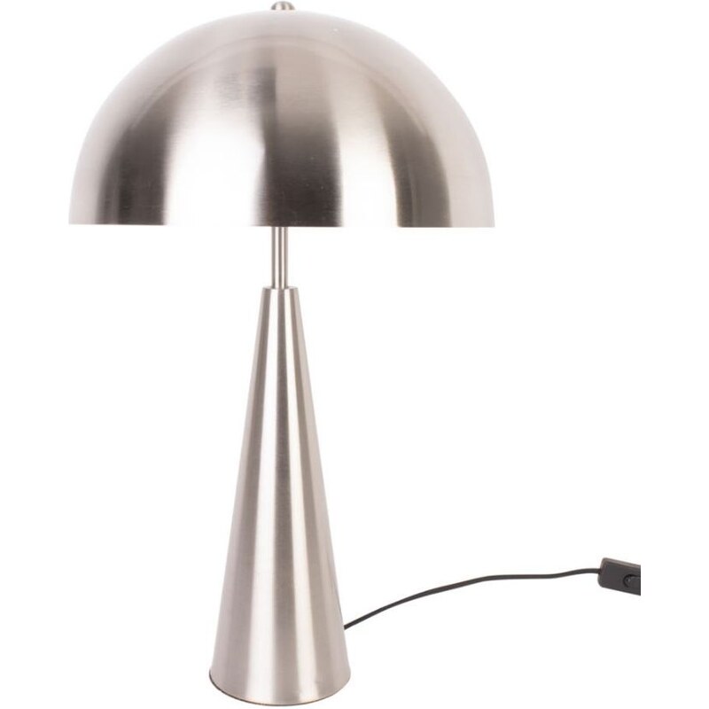 Time for home Stříbrná kovová stolní lampa Agni