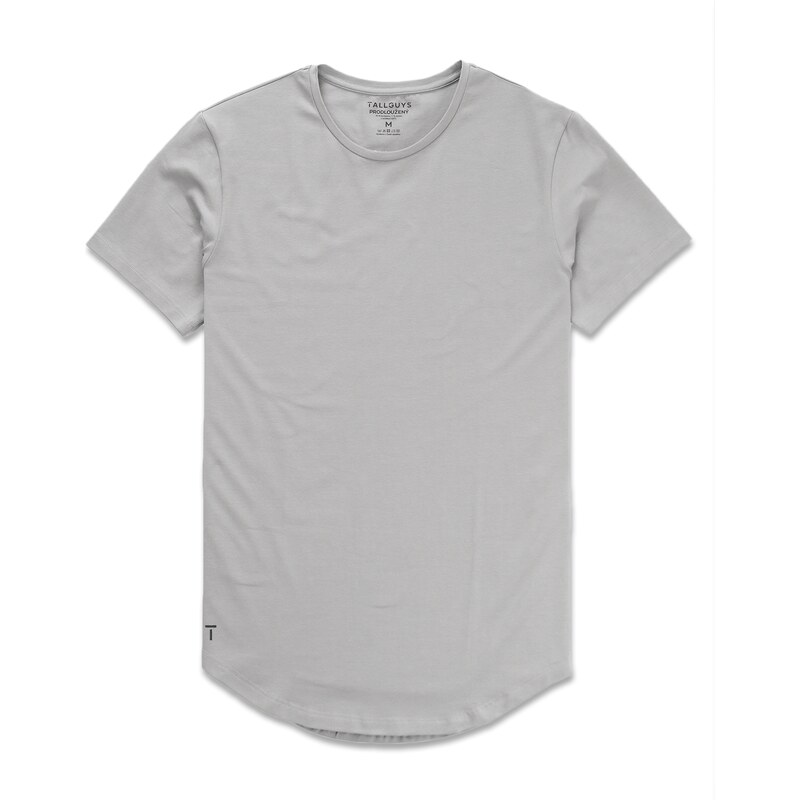 TallGuys Pánské prodloužené tričko | óčko | Gray