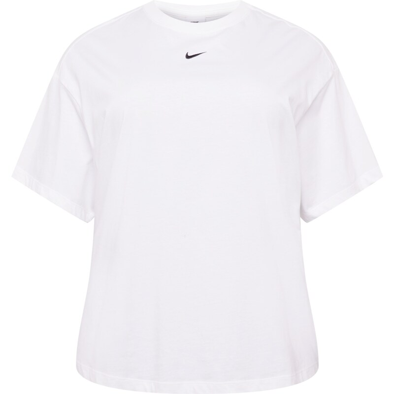 Nike Sportswear Tričko 'Essential' černá / bílá