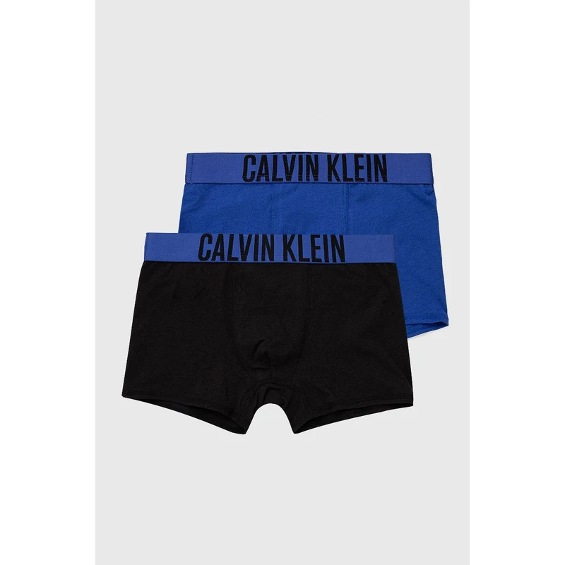 Dětské boxerky Calvin Klein Underwear tmavomodrá barva - GLAMI.cz