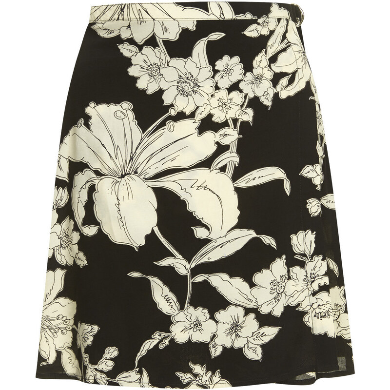 Topshop **D-Ring Wrap Skirt by Motel