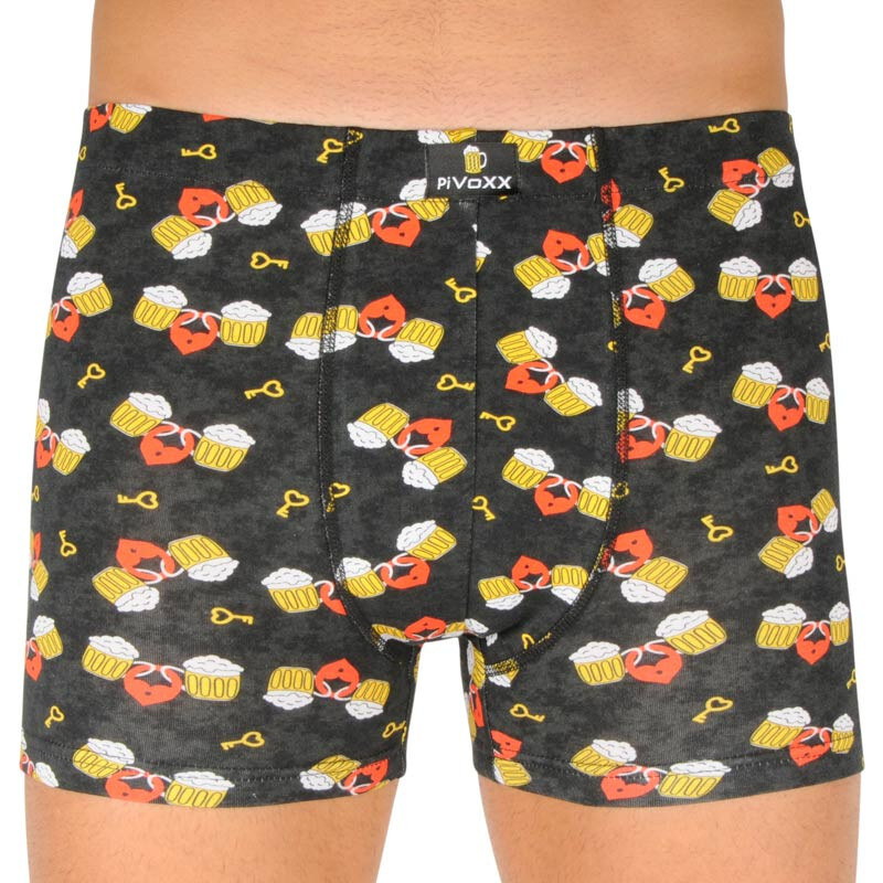 Pánské boxerky VoXX vícebarevné (Kevin- pivo/love) 63349764