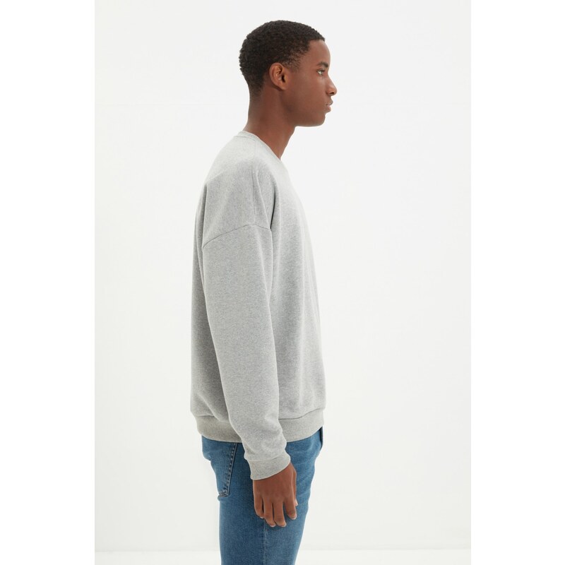 Trendyol Sweatshirt - Gray - Regular fit