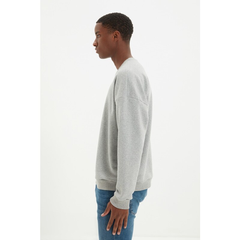 Trendyol Sweatshirt - Gray - Regular fit