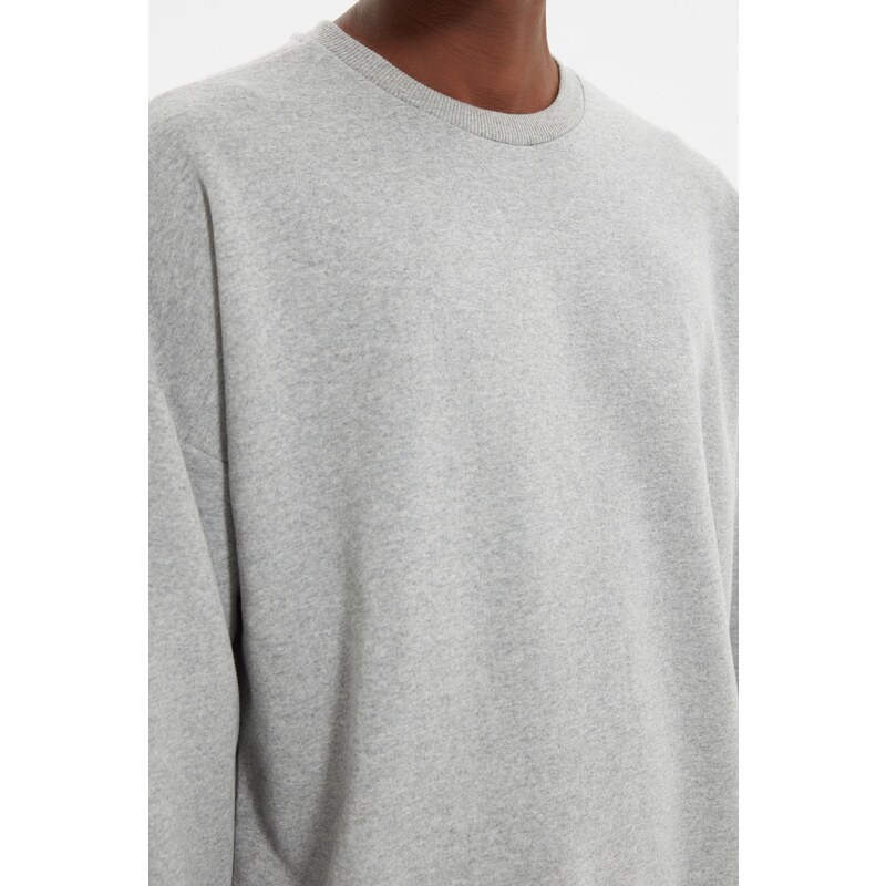 Trendyol Sweatshirt - Gray - Regular fit