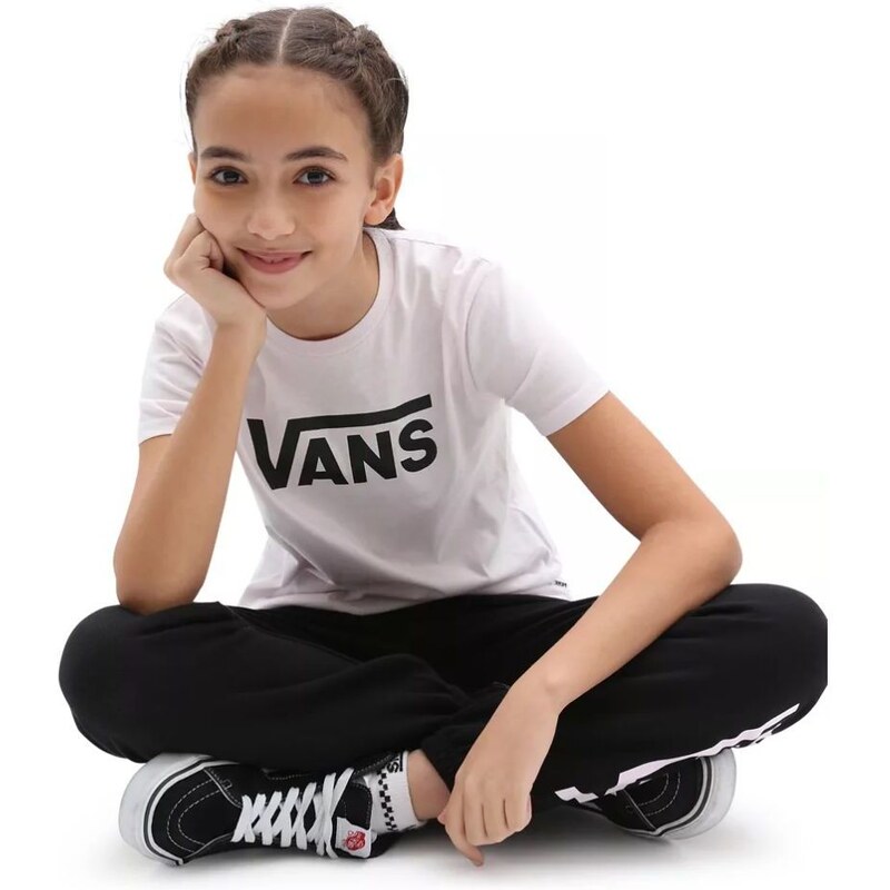 vans Dětské triko girls flying v crew tee orchid ice