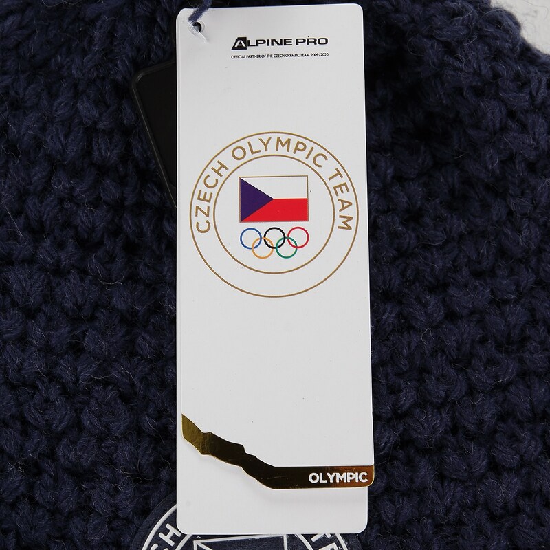 Alpine Pro KEI MODRÁ Zimní čepice z olympijské kolekce