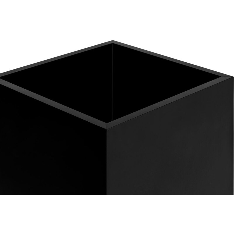 Nordic Design Černý dřevěný květináč Almus 80 cm