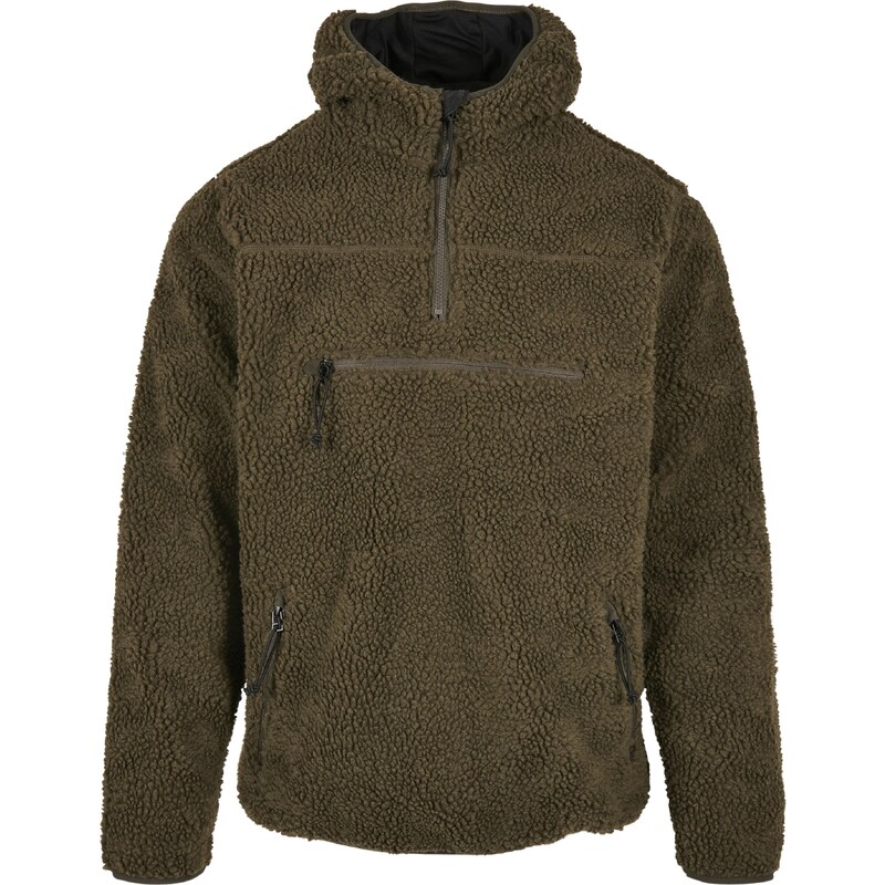Brandit Fleecová mikina Teddyfleece Worker olivová 70023820