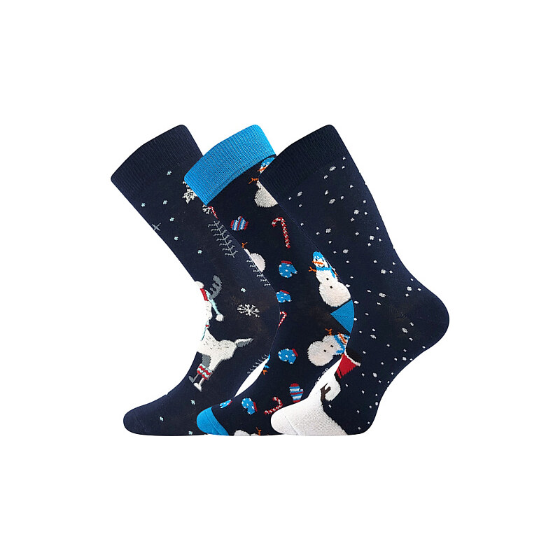 Lonka Pánské komfortní vánoční ponožky Voxx