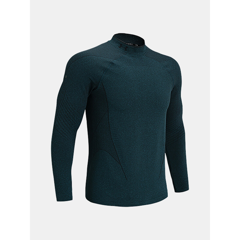 Under Armour Tričko UA CG Rush Seamless Mock-BLU - Pánské