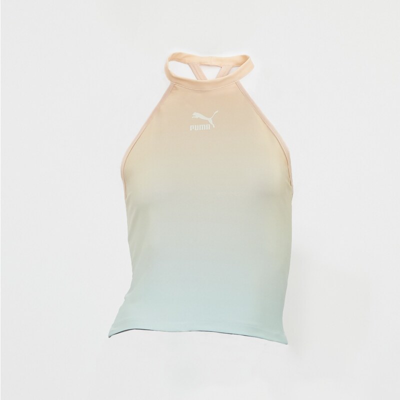 Puma Gloaming AOP Bra Top Eggshell Blue-Gloaming 63916067