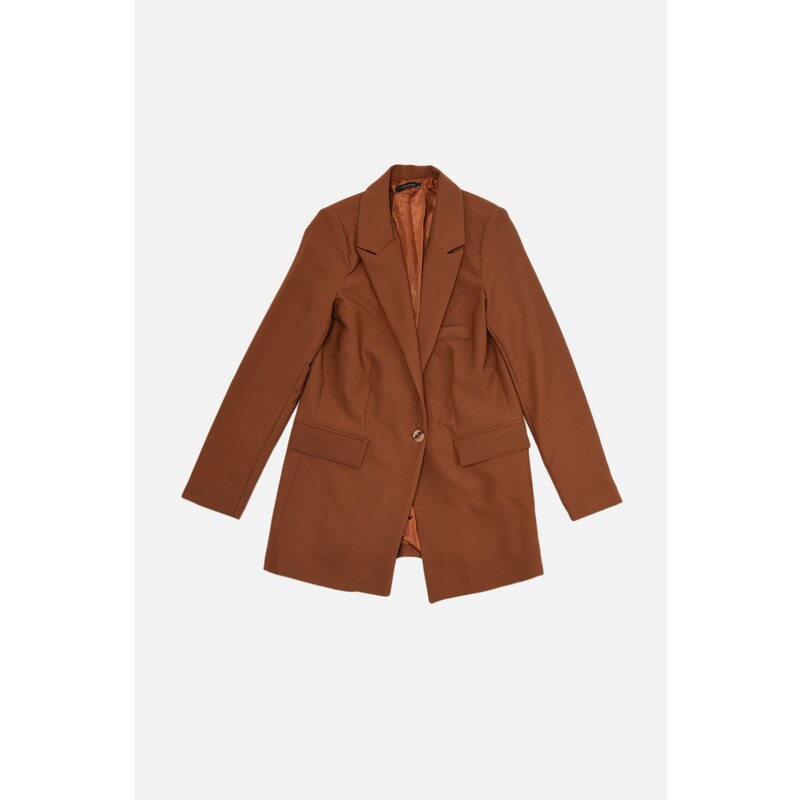 Trendyol Brown Buttoned Jacket