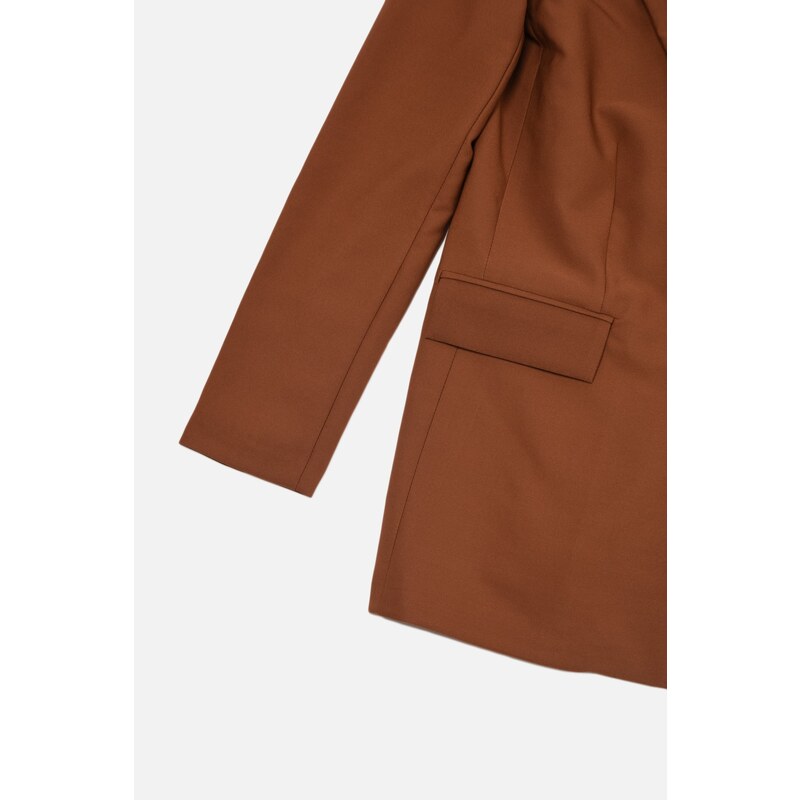 Trendyol Brown Buttoned Jacket