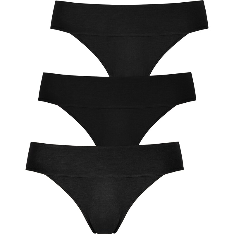 LASCANA Tanga černá