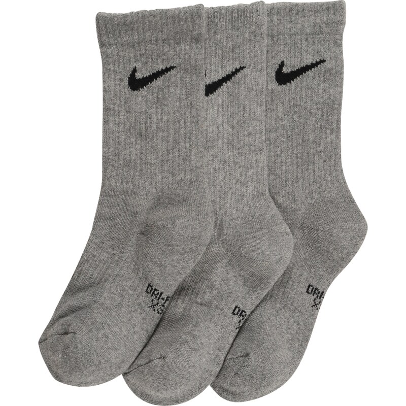 Nike Sportswear Ponožky šedý melír / černá