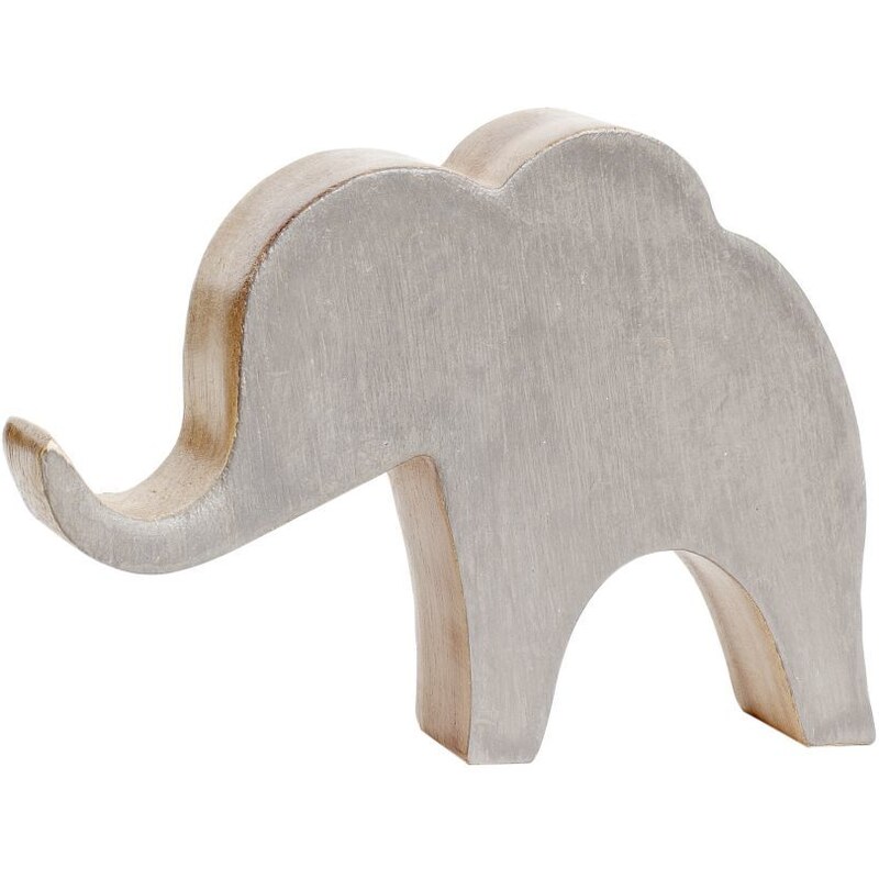 Hübsch Dekorativní dřevěný slon