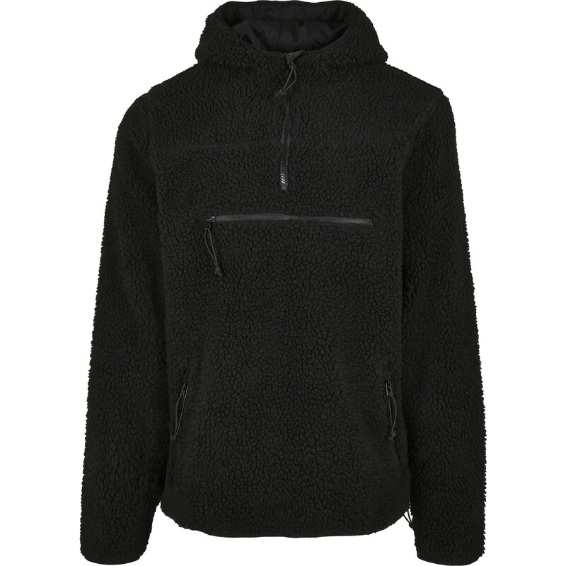 Brandit Fleecová mikina Teddyfleece Worker černá 67545352