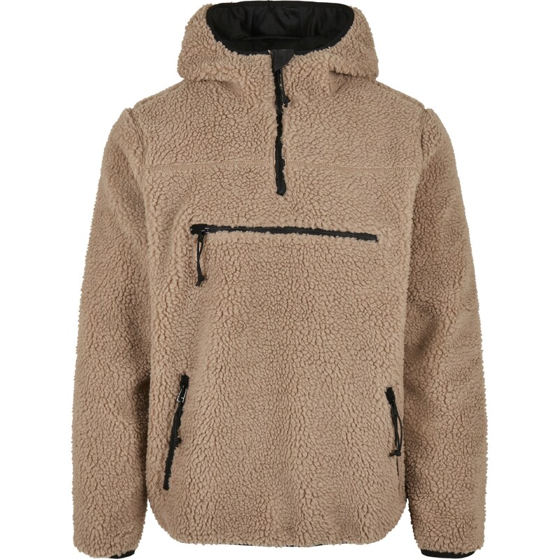 Brandit Fleecová mikina Teddyfleece Worker velbloudí 70346805