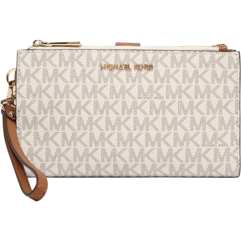 MICHAEL Michael Kors Peněženka hnědá / šedá / offwhite
